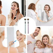 3 Sided Toothbrush, Soft Bristle Toothbrush (2 Pc Set) - justgrabit.in | Just Grab It