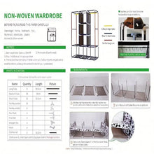 Big 8 Compartment Portable and Collapsible Wardrobe Racks (1 Set) - Justgrabit Inc.