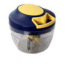 Chopper with Blades for Effortlessly Chopping Vegetables and Fruits for Your Kitchen (650ml) - Justgrabit Inc.