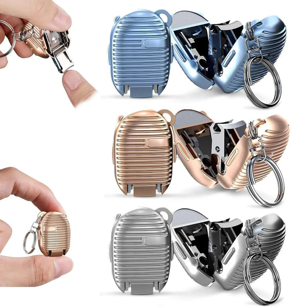 Keychain Nail Clipper | Small Nail Clippers Multicolor (1 Pc) - justgrabit.in | Just Grab It