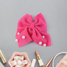 Hair Bow Knot Clip Suitable Girls (12 Pc / Multicolour & Mix Design) - justgrabit.in | Just Grab It