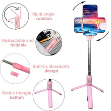 Portable Foldable Selfie Stick with Remote Control, 3 - Axis Tripod Hand Stabilizer for Smartphones, TikTok Vlog YouTuber Video Recording (1 Pc) - Justgrabit Inc.