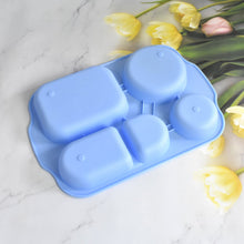 Unbreakable Plastic Food Plates / Biodegradable 5 Compartment Square Plate for Food - justgrabit.in | Just Grab It