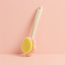 Soft Bristle Bath Brush with Long Handle (1 Pc) - justgrabit.in | Just Grab It