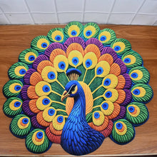 Peacock Design Anti - Slip Floor Mat - (1 Pc) - justgrabit.in | Just Grab It