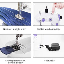 Home Tailoring Sewing Machine With Extension Table Set, Foot Pedal, Adapter Mini Electric Silai Machine, Portable Stitching Machine/Tailoring Machine - Justgrabit Inc.