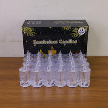 Set of 24 Smokeless LED Flameless Decorative Candles - Justgrabit Inc.