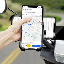 Full Metal Body Bike & Scooty 360 Degree Rotating Mobile Holder Stand for Bicycle, Motorcycle, Scooty for Maps and GPS Navigation Fits All Smartphones (1 Pc) - Justgrabit Inc.