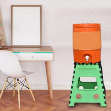 1pc 18inch Folding Stool for Adults and Kids, Also For Kitchen Stepping With (Brown Box) - Justgrabit Inc.
