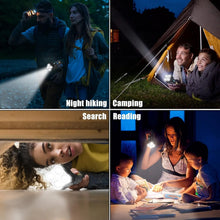 Multifunctional Strong 4 LED Torch Light, Portable Rechargeable Flashlight Long Distance Beam Range 800 Lumens COB Light 4 Mode Emergency for Hiking, Walking, Camping (4 LED Torch) - justgrabit.in | Just Grab It