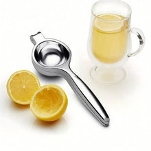 Premium Lemon Squeezer, Large Heavy Duty Handheld Juicer for Lemon, Stainless Steel Hand Press Citrus Juicer (1 Pc) - justgrabit.in | Just Grab It