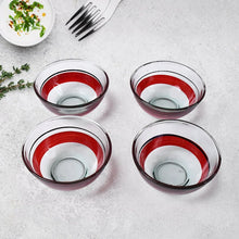 Healthy Choice Set Of 4pc Ceramic Cup And 4pc Glass Bowl With Plastic Plate (9 Pcs Set) - Justgrabit Inc.