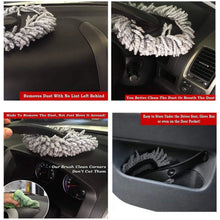 Car Wash Cleaning Brush Microfiber Dusting Tool Duster Dust Mop Home Cleaning For Cleaning and Washing of Dirty Car Glasses, Windows and Exterior. - justgrabit.in | Just Grab It