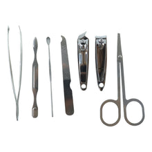 7 in 1 Stainless Steel Manicure Pedicure Grooming Kit - justgrabit.in | Just Grab It