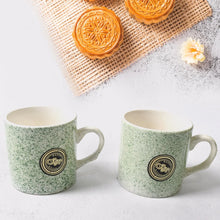 Ceramic Tea/Coffee Cup Set - Alpino 3 - Piece with 2 - Compartment Serving Platter (BPA - Free) - Justgrabit Inc.