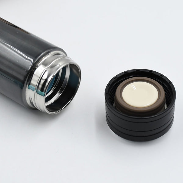 Stainless Steel Vacuum Bottle with Cup Lid Thermos for Hot Cold Drinks Travel Use 1 Pc - justgrabit.in | Just Grab It