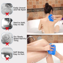 Premium Silicone Back Scrubber Belt – Body Exfoliating Bath Brush - justgrabit.in | Just Grab It