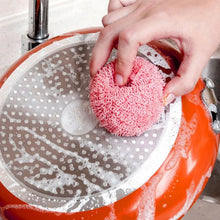 Heavy Duty Cleaning Scrubber Set with Long Handle (1 Set) - justgrabit.in | Just Grab It