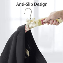 Premium Padded Floral Clothes Hanger (1 Pc) - justgrabit.in | Just Grab It