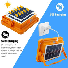 High - Brightness Solar LED Flood Light with Power Bank (1 Pc) - justgrabit.in | Just Grab It
