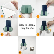 1 Pc Wallmount Mobile Stand With Hook Design used in all kinds of places including household and many more as a hanging support for and stuffs purposes. - Justgrabit Inc.