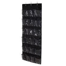 24 Grid Over the Door Shoe Organizer Rack Hanging Storage Space Saver (1 Pc) - justgrabit.in | Just Grab It