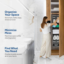 9 Shelf Hanging Closet Organizer with 5 Drawer Organizers - justgrabit.in | Just Grab It
