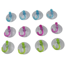Transparent Rubber Vacuum Sucker Hooks Hanger Strong Suction Cup (12 Pc) - Justgrabit Inc.