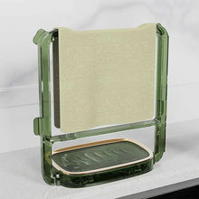 2 - in - 1 Self - Adhesive Towel Hanger & Soap Holder Stand (1 Pc) - Justgrabit Inc.