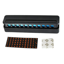 Temporary Car Parking Mobile Number Display with Magnetic Numbers Stickers,Car Parking Magnetic Mobile/Telephone Number Plate (1Pc)   - Justgrabit Inc.