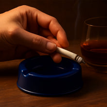 Oblivion Dark Blue Plastic Ashtray (1 pc) - justgrabit.in | Just Grab It