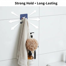 Soft Hanging Hand Towel with Self Adhesive Wall Hook Combo - justgrabit.in | Just Grab It