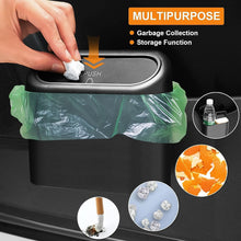 Plastic Mini Car Trash Can / Bin with Lid (1 Pc / With Brown Box) - justgrabit.in | Just Grab It