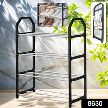 4 Layer Space‑saving Shoes Show Rack Folding Shoe Rack (1 Pc) - Justgrabit Inc.
