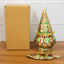 Traditional Decorative Pooja Kalash (1 Set) - justgrabit.in | Just Grab It