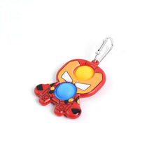 Themed Iron Man Shape Keychain Pop It Toy (1 Pc) - Justgrabit Inc.
