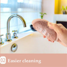 2 in 1 Silicone Cleaning Brush used in all kinds of bathroom purposes for cleaning and washing floors, corners, surfaces and many more things. - Justgrabit Inc.