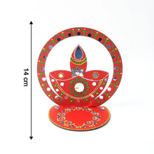 Handcrafted Wooden Decorative Diya Stand (1 Pc) - Justgrabit Inc.