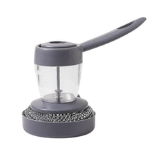 Handheld Soap Dispenser with Scrub (1 Set) - justgrabit.in | Just Grab It