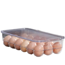 Plastic 18 Cavity Egg Storage Box Or Egg Trays For Refrigerator With Lid & Handles High Quality, Rectangular Egg Tray Box For 18 Egg (1 Pc) - Justgrabit Inc.
