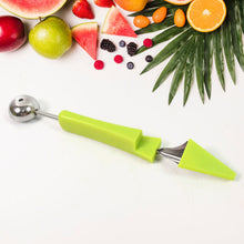 Professional 3 in 1 Stainless Steel Watermelon Cutter Fruit Carving Tools Set (1 Set) - justgrabit.in | Just Grab It