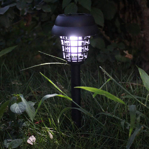 Medium Garden Solar Powered LED Mosquito Trap / Bug Zapper (1 Pc) - justgrabit.in | Just Grab It