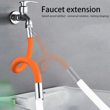Flexible Water Tap Extender, 360° Bending Faucet Extension Tube with Connector (18cm) - Justgrabit Inc.