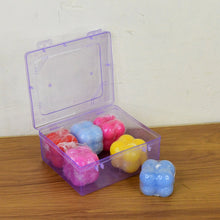 Multicolor Aesthetic Bubble Cube Wax Candles (6 Pc) - justgrabit.in | Just Grab It