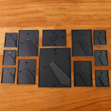 Premium Black Photo Frame Set 12 Pcs Wall Hanging Gallery Frames - justgrabit.in | Just Grab It