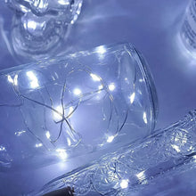 Wine Bottle Cork String Light | Multi LED / 2M Cable Length Copper Wire Battery Operated (White / 1 Pc) - justgrabit.in | Just Grab It