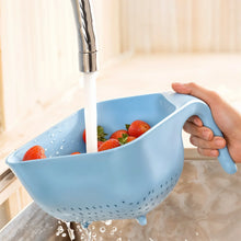 Apex Multi - Functional Plastic Strainer Bowl with Ergonomic Handle (1 Pc) - Justgrabit Inc.
