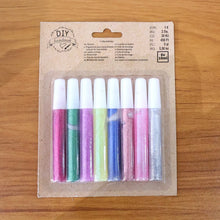 DIY Multi - Color Glitter Craft Glue Pen Set (10ML / 8 Pc) - justgrabit.in | Just Grab It