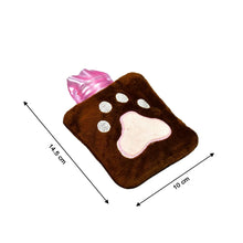 Paw Print Small Hot Water Bag with Cover for Pain Relief - Justgrabit Inc.