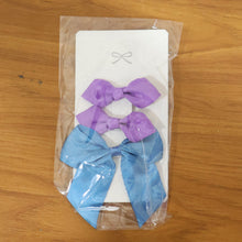 Elegant Satin Ribbon Bow Hair Clips Set (3 Pc) - justgrabit.in | Just Grab It